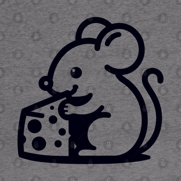 Mouse Eating Cheese by KayBee Gift Shop